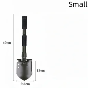 Multifunctional engineer shovel foldable portable emergency rescue fishing and flower planting shovel outdoor field adventure equipment