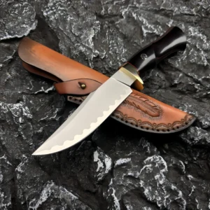 Bowie Knife Hand Forged Camping Survival Knife
