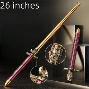 Solid Three-Section Telescopic Baton