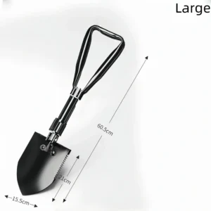 Portable Folding Outdoor Shovel – Manganese Steel Multifunction Camping Tool
