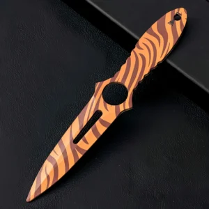 Skeleton Knife Stainless Steel Metal Training Ornamental Knife