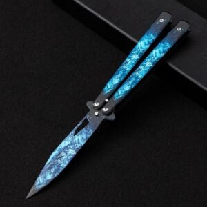 Unsharpened butterfly practice knife color butterfly knife outdoor multi-function folding knife swing