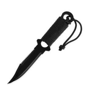 Outdoor small straight knife camping tactical diving hunting knife high hard skeleton knife