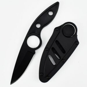 Outdoor high hardness skeleton knife portable camping