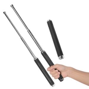 Vehicle Telescopic Baton – Three-Section Swing Stick