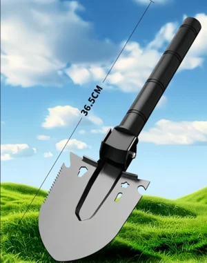 Military shovel small shovel fishing portable wild fishing version manganese steel shovel all-steel steel giant thick digging hard soil multi-function shovel