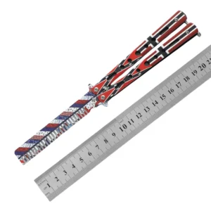 CSGO butterfly knife CS butterfly knife novice practice knife butterfly comb toy practice knife full steel unsharpened