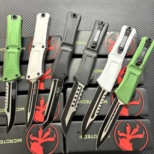 Microtech Big Dragon Gen 3 Black-Blade OTF Knife