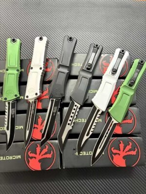 Microtech Big Dragon Gen 3 Black-Blade OTF Knife
