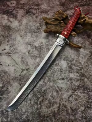 Honshu Red Demon Extreme-Core Samurai Fixed Blade Knife