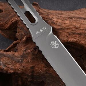 Krypton Thunder Rhino T-ray Round Label Fixed Blade Knife