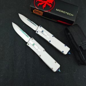 CobraTec Direct-Jump Special Edition White Handle Droplet OTF Knife