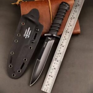 Alpha Tactical Black Knight Armor-Piercing Fixed Blade Knife