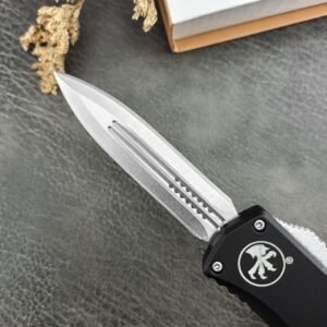 Zinc Handle Microtech Hera Goddess Flat Handle OTF Knife