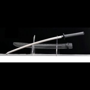 Tactical Titanium-plated Black Samurai With A K Scabbard Fixed Blade Knife