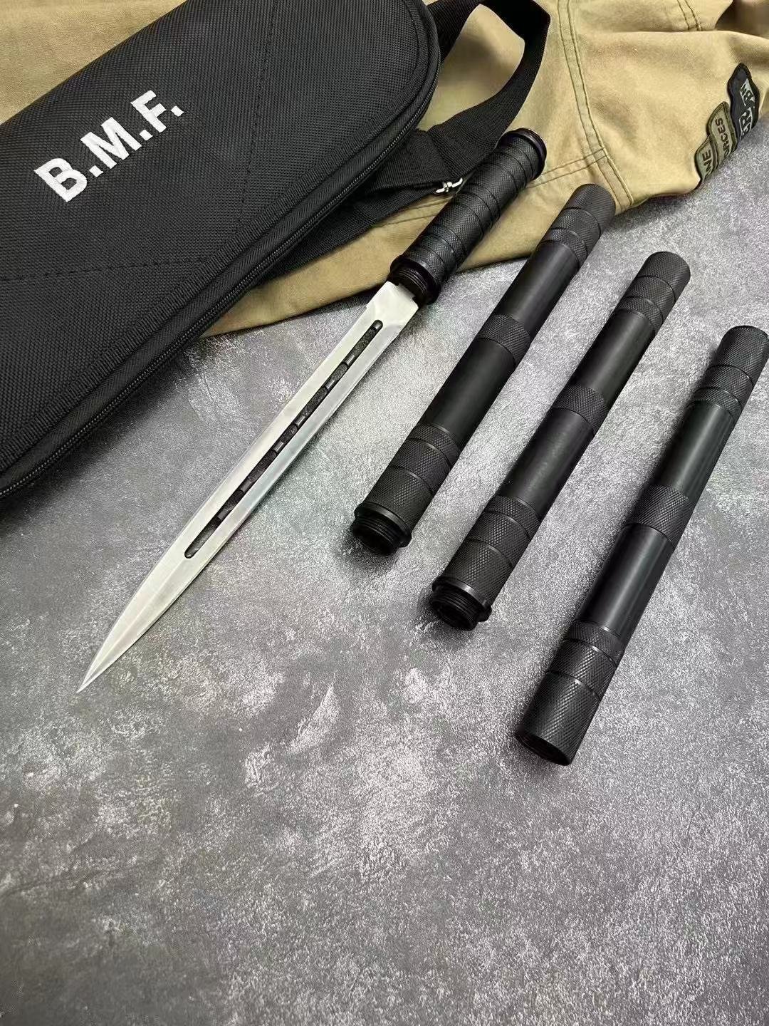 aaf085e9-5b71-4ff9-8658-4a3907997ce3.jpeg Combined With B.M.F Twin Spikes Fixed Blade Knife
