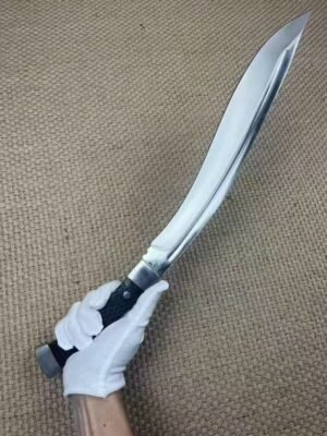 Attacking Nepal Dogleg (Jingguang) Kukri Knife