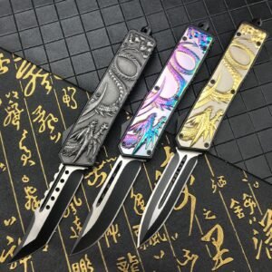 The Dragon Leapt Straight Up OTF Knife