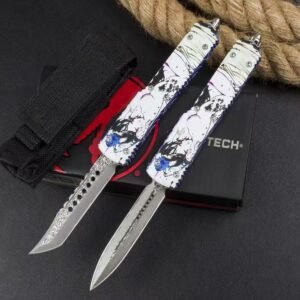 Microtech UT Geisha Damascus 💰388 Packs OTF Knife
