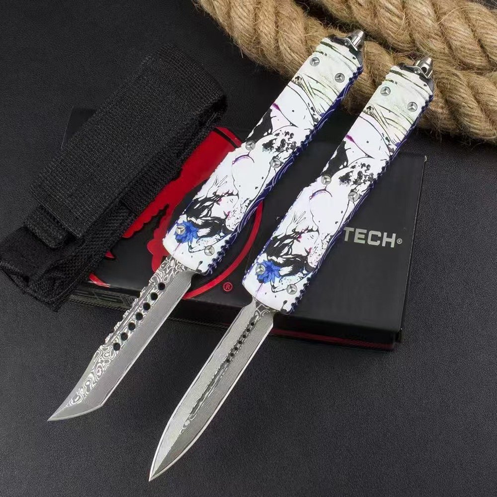 aca28d52-a234-4530-829f-2b12016440f8.jpeg Microtech UT Geisha Damascus đ°388 Packs OTF Knife