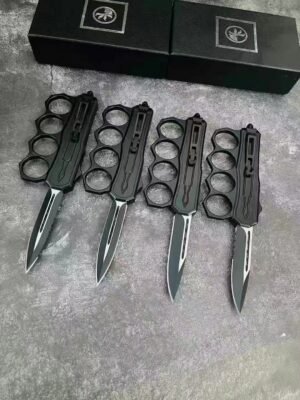 Micro-tech Gloves Jump Straight Into The Tiger OTF Knife
