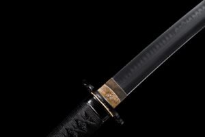 Black Dragon Wave Samurai Fixed Blade Knife