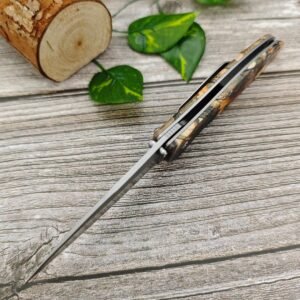 Kashow 1660 Folded Camouflage Handle Folding Knife