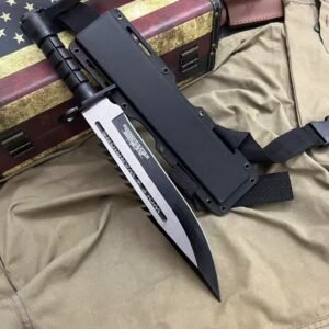 Tiger Tooth War Wolf Fixed Blade Knife