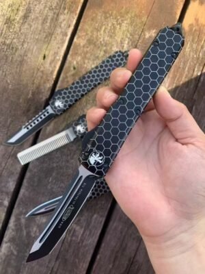 Microtech UT Textured-Handle OTF Knife