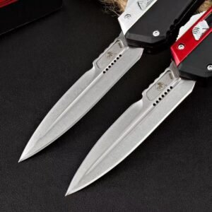 Zinc-handle Microtech Snake God OTF Knife
