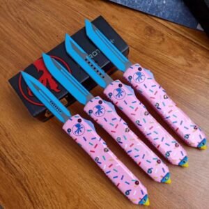 Zinc-handle Microtech UT Donut OTF Knife