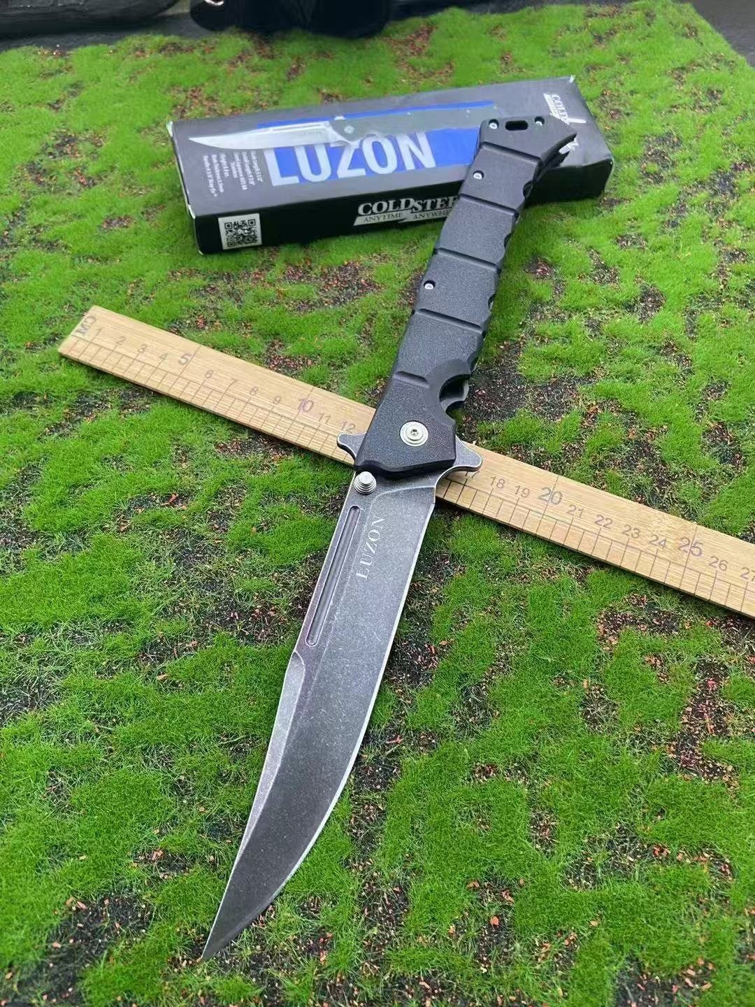 b27a592a-96b8-401b-a91b-33b252d6c0cb.jpeg Large Cold Steel Luzon Large Folded Stone Wash Folding Knife