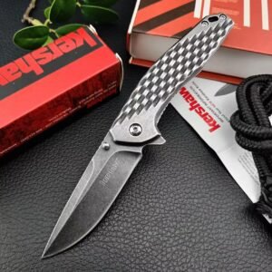 Kashow 1353 Small Folded Stone Wash Folding Knife