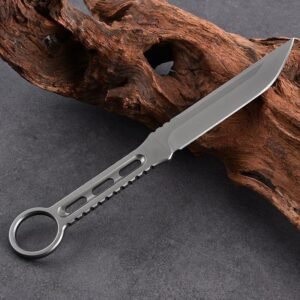 Krypton Thunder Rhino T-ray Round Label Fixed Blade Knife