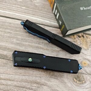 CobraTec Direct Jump Special Edition Black Handle OTF Knife