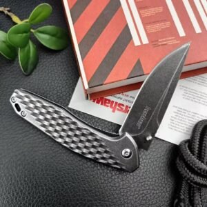 Kashow 1353 Small Folded Stone Wash Folding Knife