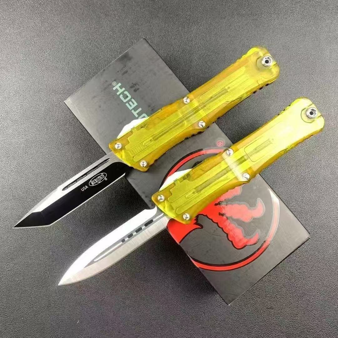bfaf2a84-a144-4c78-900f-2e30d1fdb92f.jpeg Microtech Dalong 3rd Generation Triangle Screw Transparent Version OTF Knife