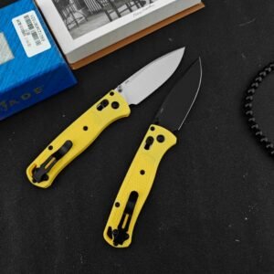 Butterfly 535 Yellow Stem Fold Folding Knife