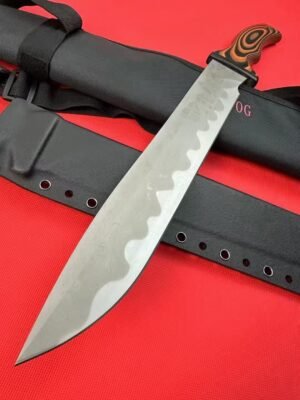 Mad Dog Voodoo Queen Red-Handle Fixed Blade Knife