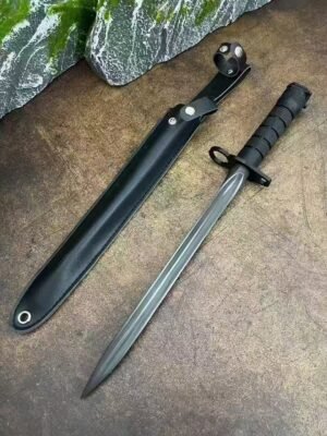 AK And M9 Triangles Fixed Blade Knife