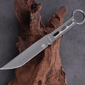Krypton Thunder Rhino T-ray Round Label Fixed Blade Knife
