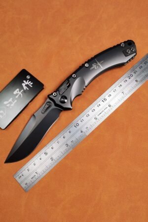 Microtech Amphibious M390 Sanding DLC Blade SF Express