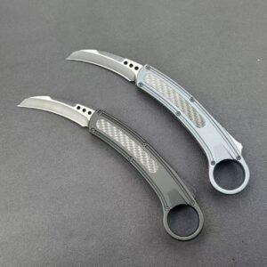 Raptor Claw Black-Blade OTF Karambit Knife