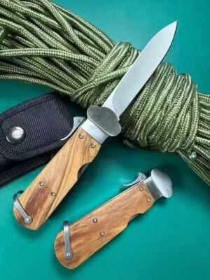 German Paratrooper Gravity Knife with Canopy Cutter