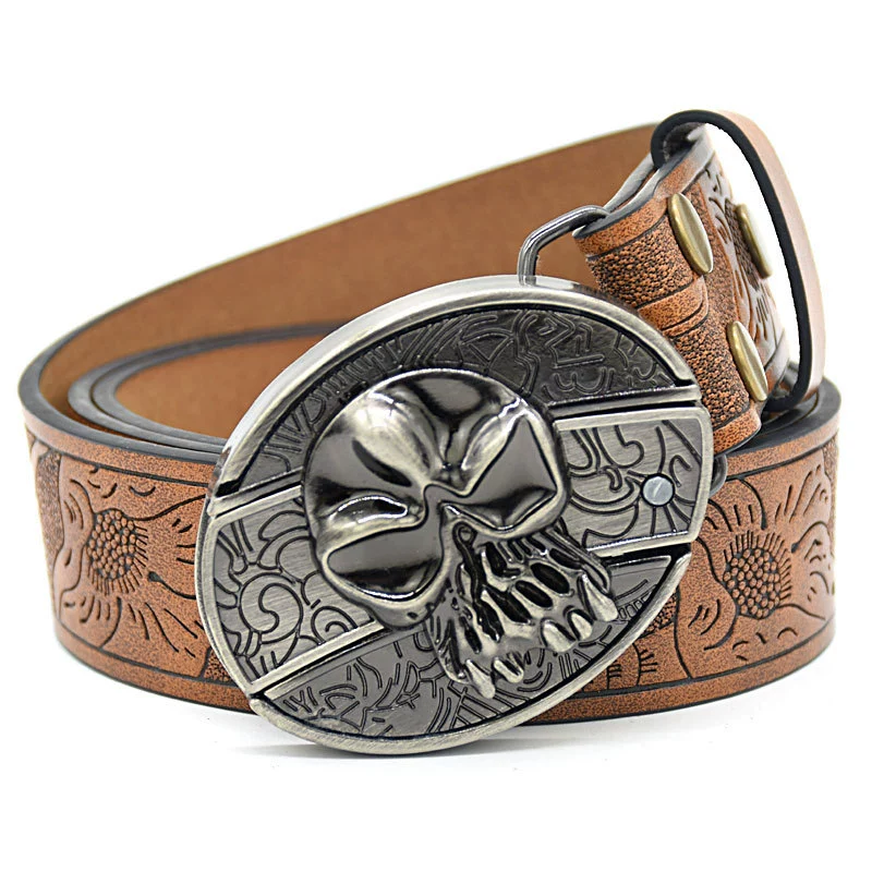 d3adb1ecdbebb58dc2a6ae3789a6f3c-1.png Belt Buckle Knife-Skull Buckle Embossed Brown