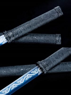 The Blue Dragon Tang Heng Fixed Blade Knife
