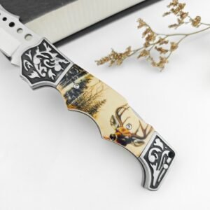 (F246) Sika Deer Fold Folding Knife