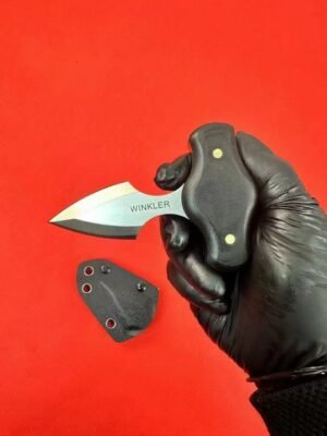 Winkler 3V Custom Black-Handle Push Dagger