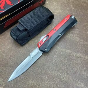 New Network Dot Zinc-handle Snake God OTF Knife