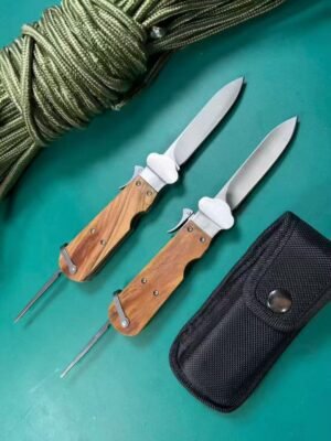 German Paratrooper Gravity Knife with Canopy Cutter